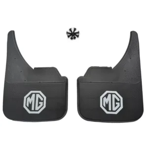 Universal Car Front Rear To Fit MG White Logo ZR ZS MG3 XS Mud Flaps New
