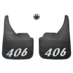 Universal Car Mudflaps Front Rear Peugeot Model 406 DTurbo Mud Flap Guard New