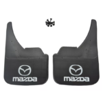 Universal Car Front Rear To Fit Mazda Logo 2 3 5 6 121 323 RX7 Mud Flaps Guard