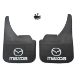 Universal Car Front Rear To Fit Mazda Logo 2 3 5 6 121 323 RX7 Mud Flaps Guard