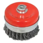 Silverline Steel Twist-Knot Cup 100mm