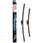 Bosch A182S Aerotwin Flat Wiper Blade Set 600mm/450mm - Front