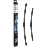 Bosch A980S Aerotwin Flat Wiper Blade Set 600mm/475mm - Front
