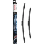 Bosch AM980S Aerotwin Flat Wiper Blade With Spoler Set 600mm/475mm - Front