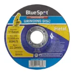 Blue Spot Tools 115mm (4.5") Metal Grinding Disc