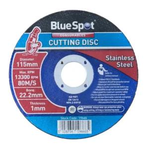 Blue Spot Tools 115mm (4.5") Stainless Steel Cutting Disc