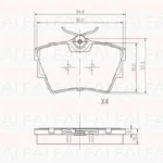 FAI Brake Pad Set VAUXHALL VIVARO, TRAFFIC 2001-Present - BP118