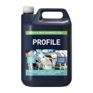 Profile Wash & Wax Shampoo Concentrate 5L