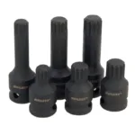 6pc 1/2'' Dr. Spline Bit Set