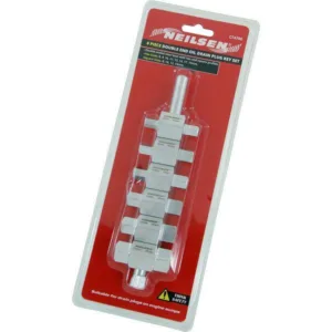 6pcs Double End Oil Drain Plug Key Set