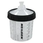 50 Pack Disposable Paint Spray Gun Cup Liners & Lid Kit 600ml