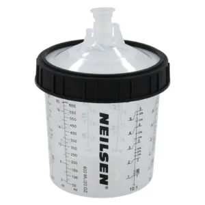 CT6221 - 50 Pack Disposable Paint Spray Gun Cup Liners & Lid Kit 600ml