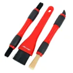 3pc Car Dash Dashboard Crevice Detail Brush Set