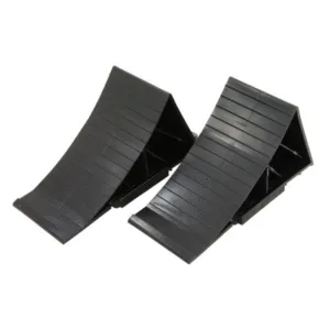 Wheel Chocks Set Including 2pc Holder