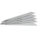 Expert 250mm 5/8T HSS Reciprocating Saw Blades For Multi Purpose Cutting - Pack Of 5 Blades