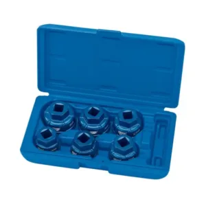 1/2 Inch Sq. Dr. Oil Filter Cap Socket Set (6 Piece)