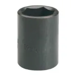 Impact Socket, 1/2" Sq. Dr., 19mm