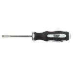 Pound Thru' Plain Slot Soft Grip Screwdriver, 6.5 x 150mm