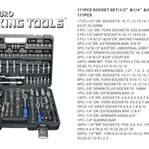 171 pcs Socket Set