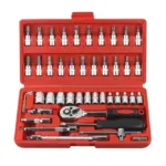 46 Pcs 1/4" Drive Socket Set