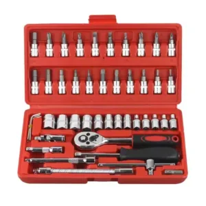 46 Pcs 1/4" Drive Socket Set
