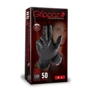 Grippaz Nitrile Fishscale Gloves - Black
