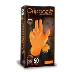 Grippaz Nitrile Fishscale Gloves - Orange