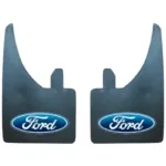 Pair Of Ford Blue Logo Mudflaps