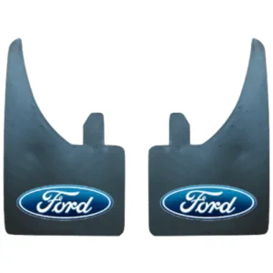 Pair Of Ford Blue Logo Mudflaps