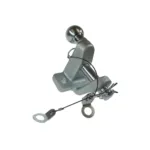 MP84 50mm Ball & Pin Hitch Silver