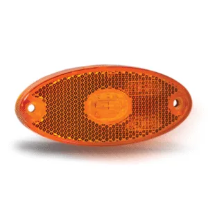 Maypole 12-24V Slim Line Oval LED Amber Marker Lamp - MP1655B