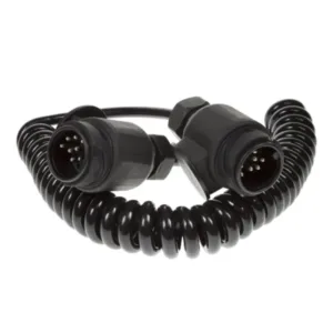 MP5893 1.5m 2×8 Pin Plugs & 8 Core Curly Connecting Lead