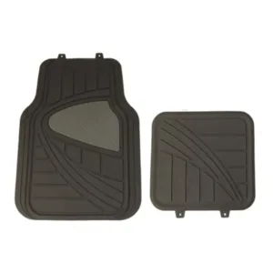 MP6354 Black/Grey PVC Car Mat Set
