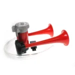 MP896 12V Twin Air Horns & Compressor Kit For Cars, Motorhomes & Vans