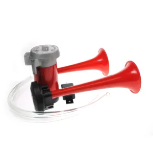 MP896 12V Twin Air Horns & Compressor Kit For Cars, Motorhomes & Vans
