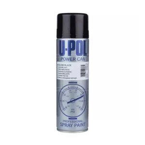 U-POL Power Can Gloss Black 500ml Aerosol