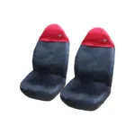 Auto Choice Pair Of Red Top Seat Covers