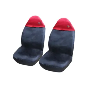 Auto Choice Pair Of Red Top Seat Covers