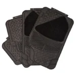 Auto Choice Heavy Duty PU Rubber Car Mats With Carpet Heel