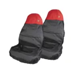 Auto Choice Heavy Duty Red Top Seat Covers - Pair