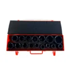 15PC 3/4" Drive Deep Impact Socket Set 17–50mm (78mm Length)