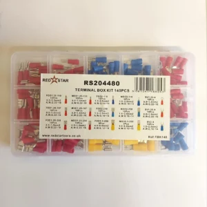 140PCS Electrical Terminal Box Kit – Insulated Crimp Connectors Set