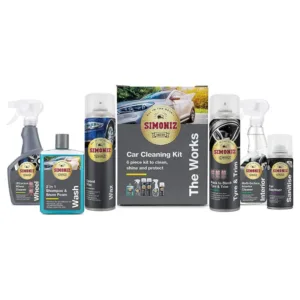 SIMONIZ 'The Works' 6 Piece Car Cleaning Kit
