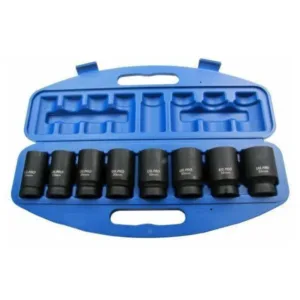 8pc 3/4" Drive Deep Impact Socket Set