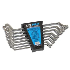 8pc Double Offset Ring Spanner Set 6 - 22mm 75Deg