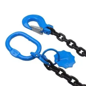 1 Leg Chain Sling - 1m, 8mm G80 2 Tonne